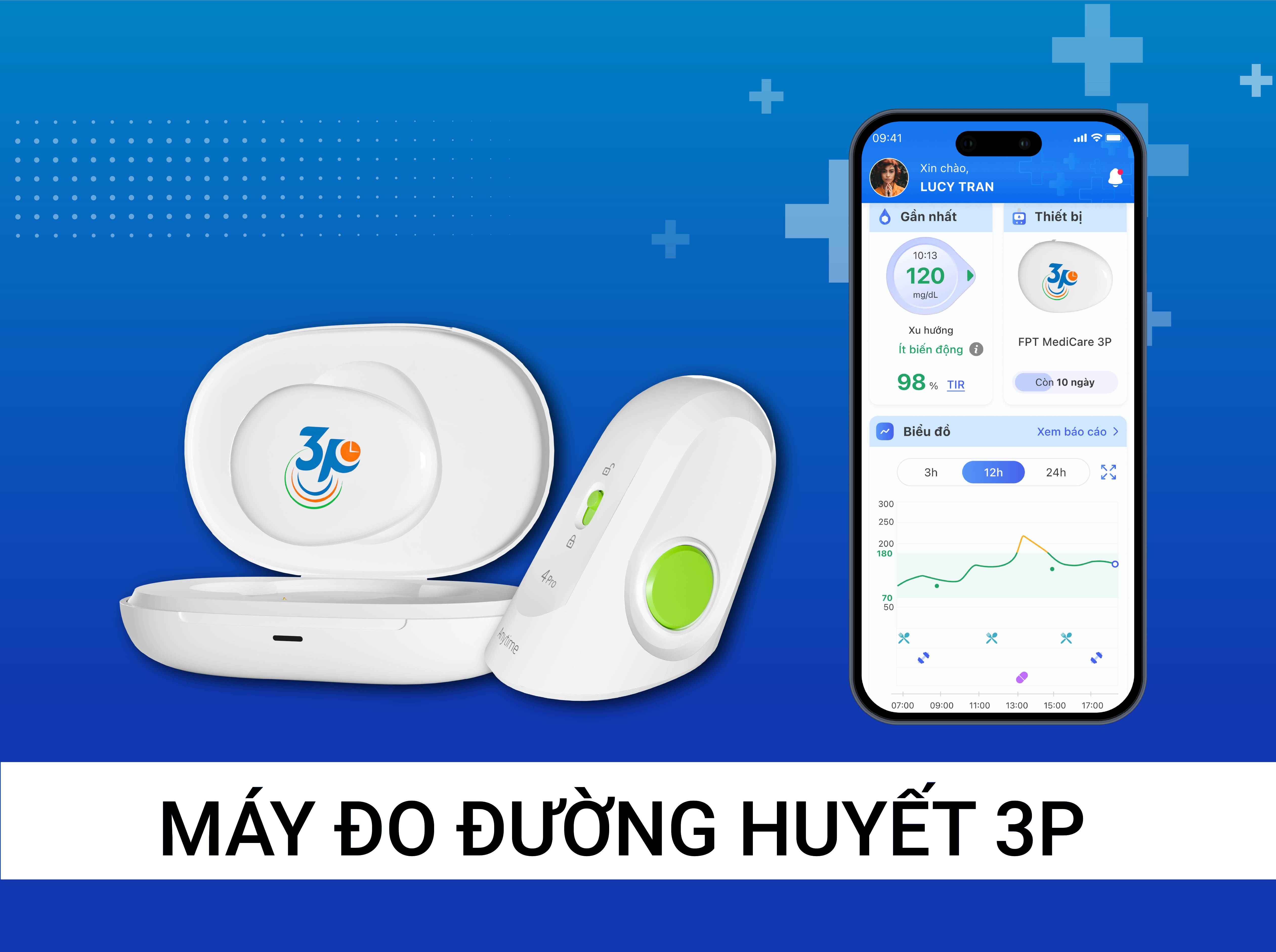 Máy đo đường huyết 3P