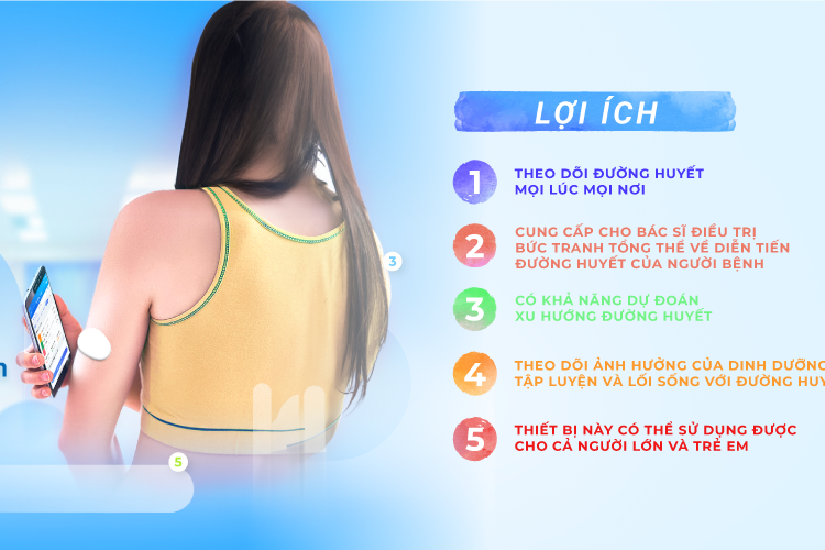 Lợi ích máy đo đường huyết liên tục 3P mang lại