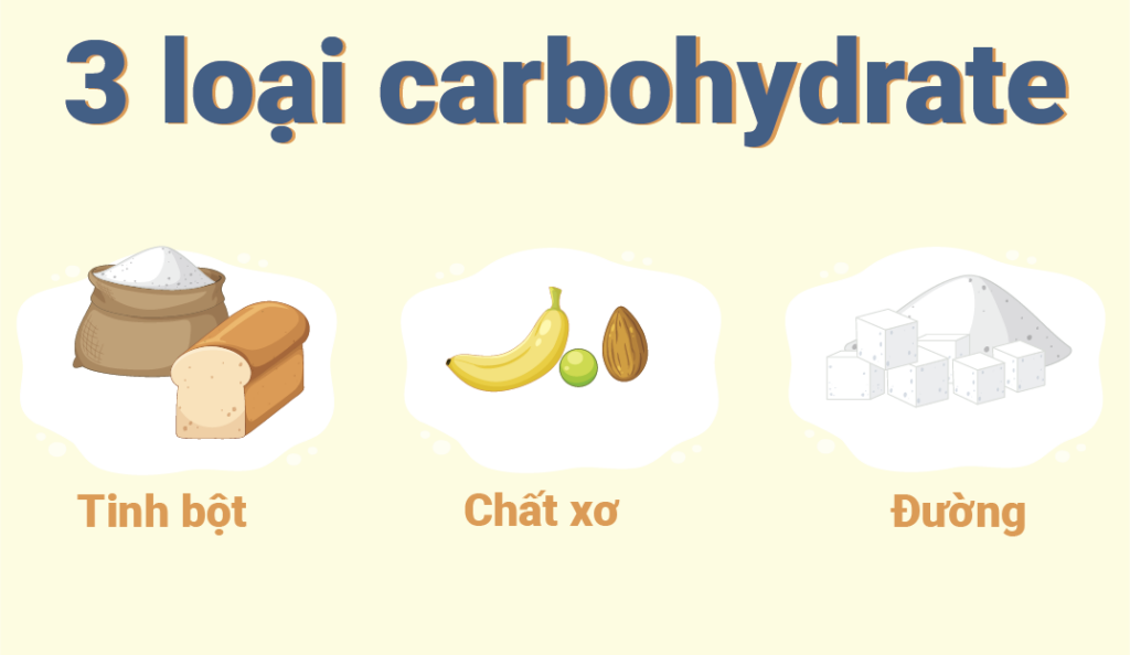 3 loại carbohydrate