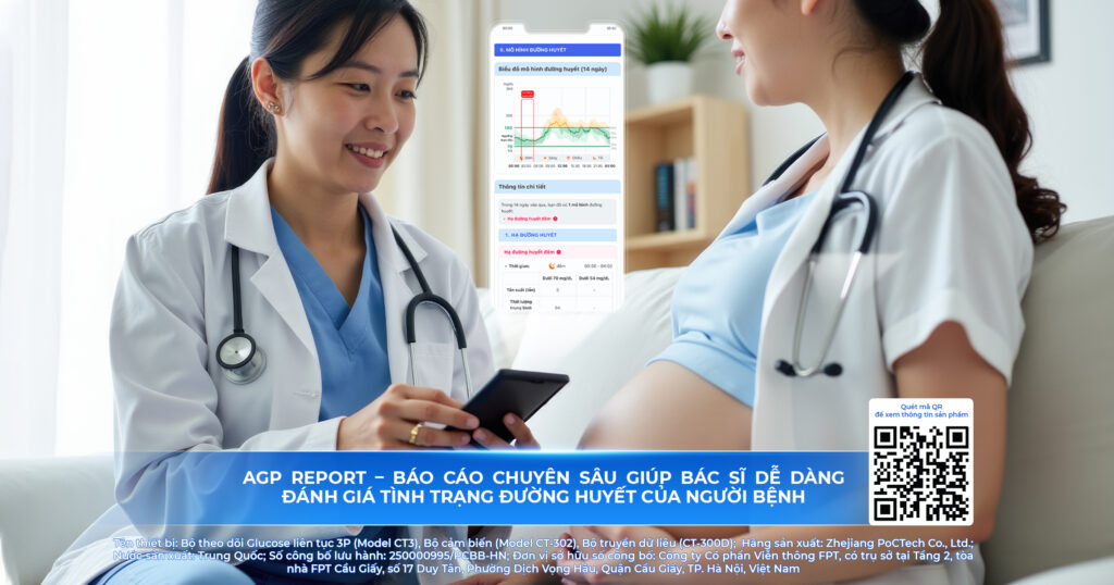 báo cáo trên Máy đo đường huyết liên tục 3P