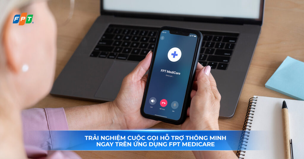 tính năng gọi trên ứng dụng FPT MediCare